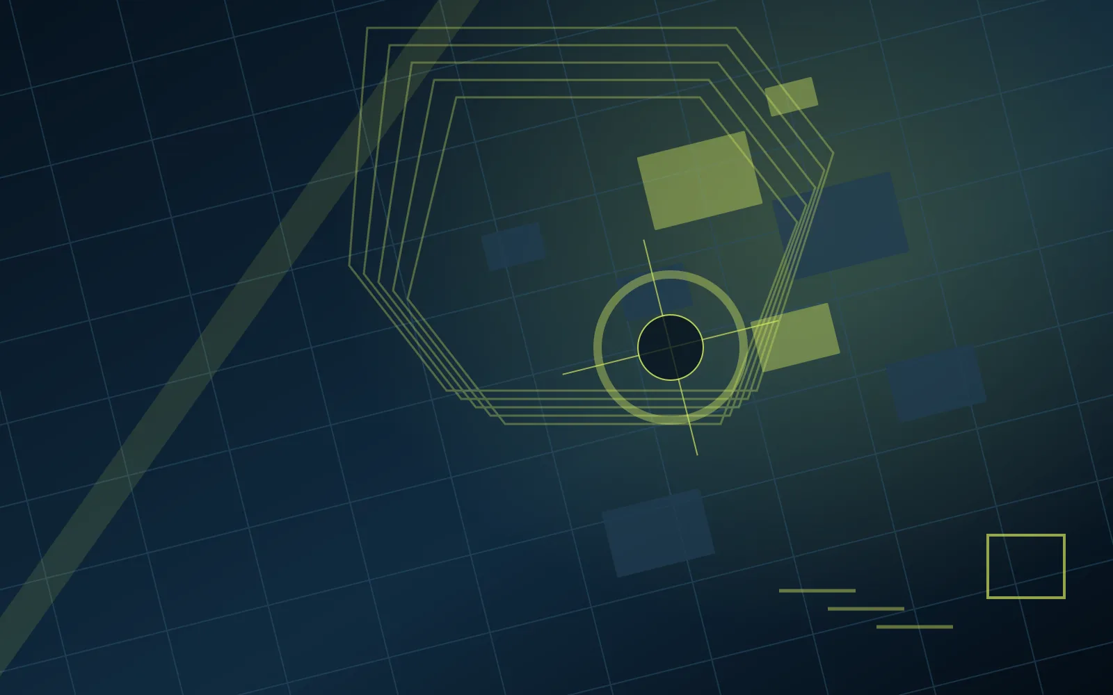 Original abstract street-grid artwork for destroy the block guide