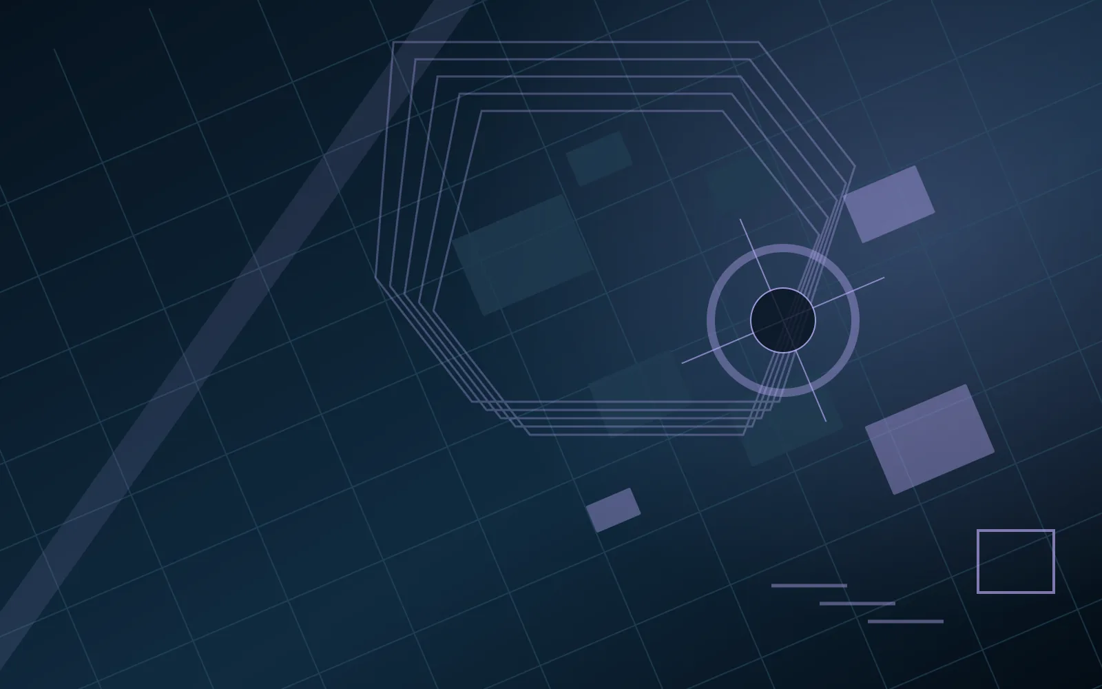Original abstract street-grid artwork for weapon unlock guide